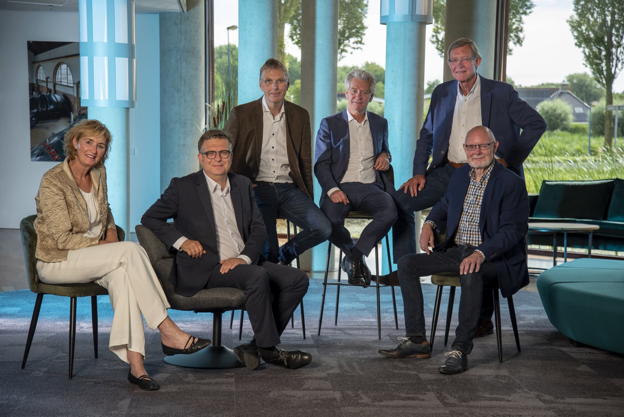Groepsfoto dagelijks bestuur