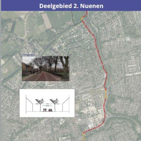 Snelfietsroute Gemert - Eindhoven, deelgebied Nuenen