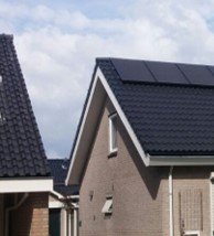 Geïsoleerd dak, dakbeschot is opgehoogd