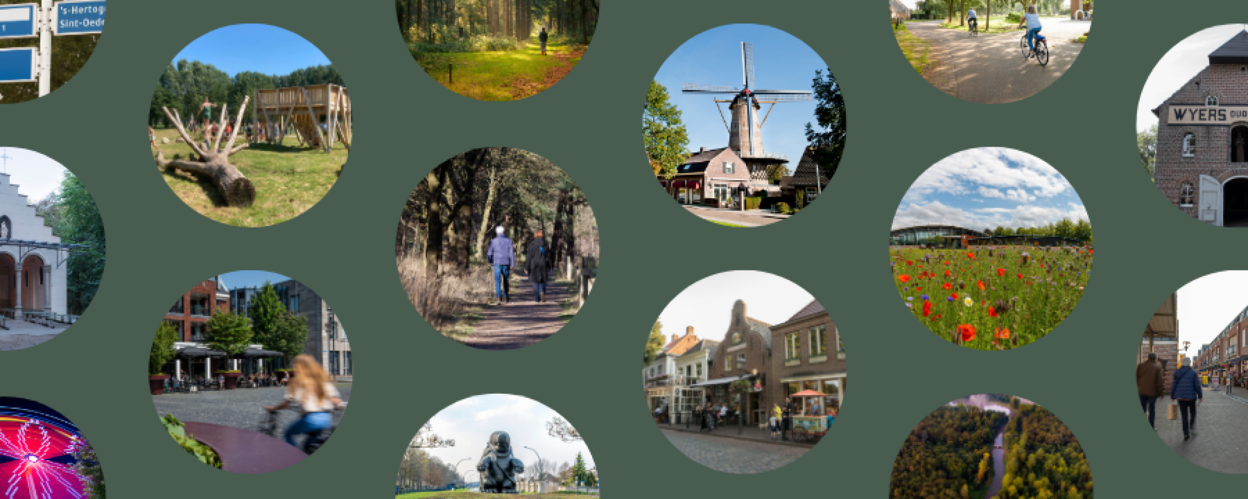 Collage met foto's van Best en Oirschot.