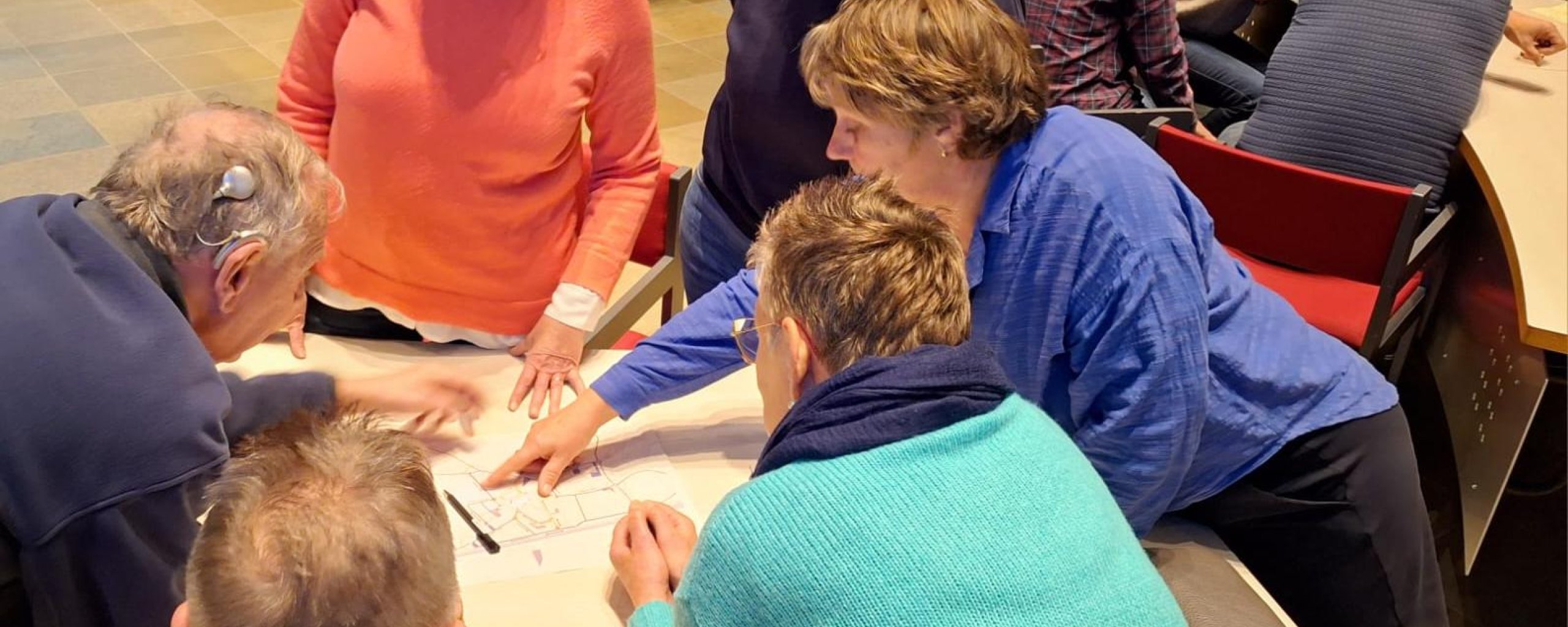 Inwoners denken mee over het Centrumplan. 