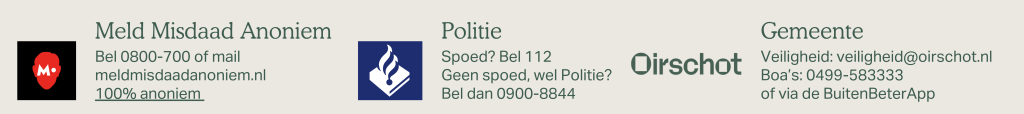 Banner veiligheid.