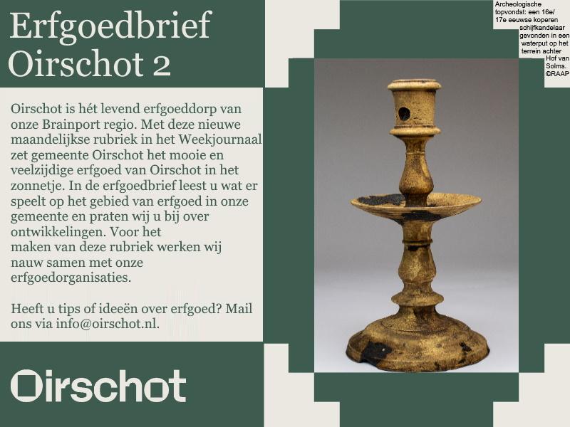 Erfgoedbrief Oirschot 2 - november 2020