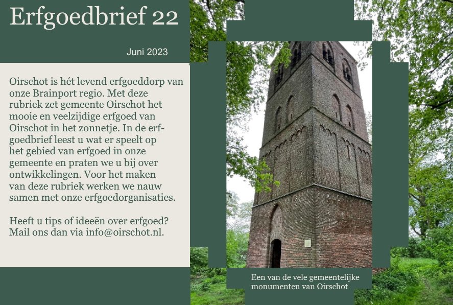 Erfgoedbrief 22 - de oude Toren
