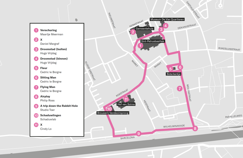 Routekaart GLOW Oirschot 2025