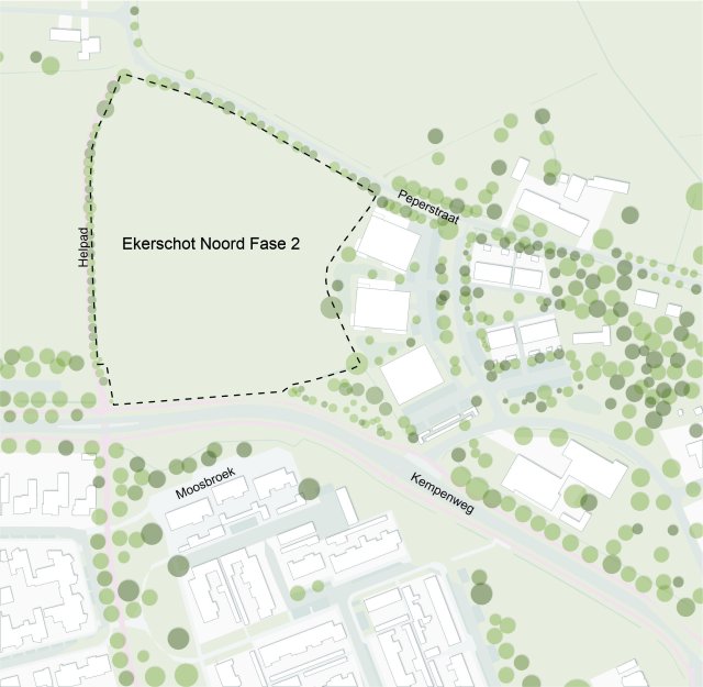 Plangebied ekerschot noord fase.