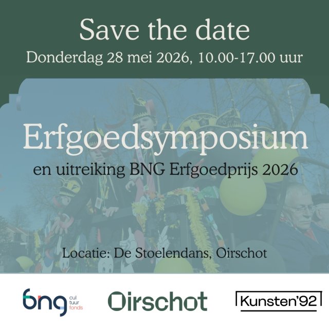 afbeelding erfgoedsymposium en uitreiking BNG Erfgoedprijs 2026.