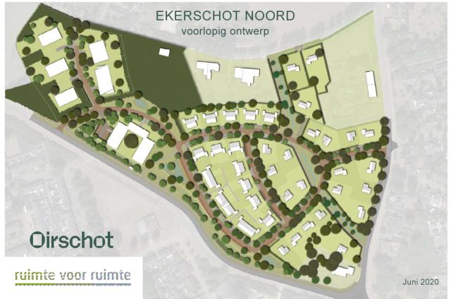 Situatietekening Ekerschot Noord