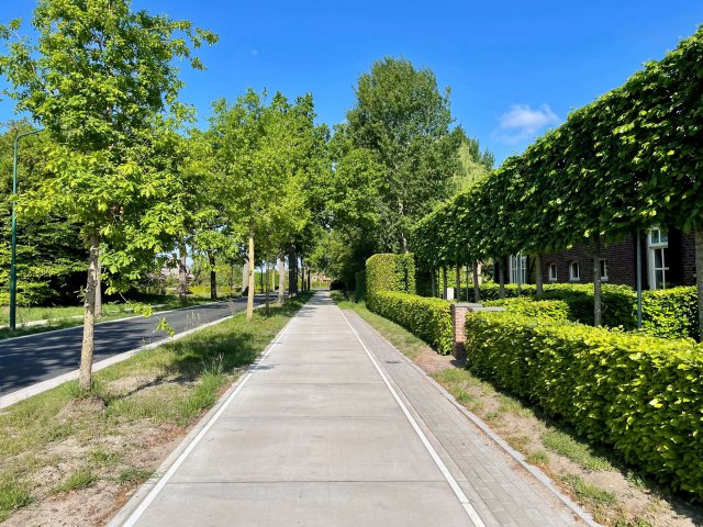 Fietspad volgens het Easypath-systeem.