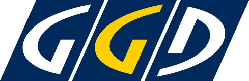 Het logo van de GGD