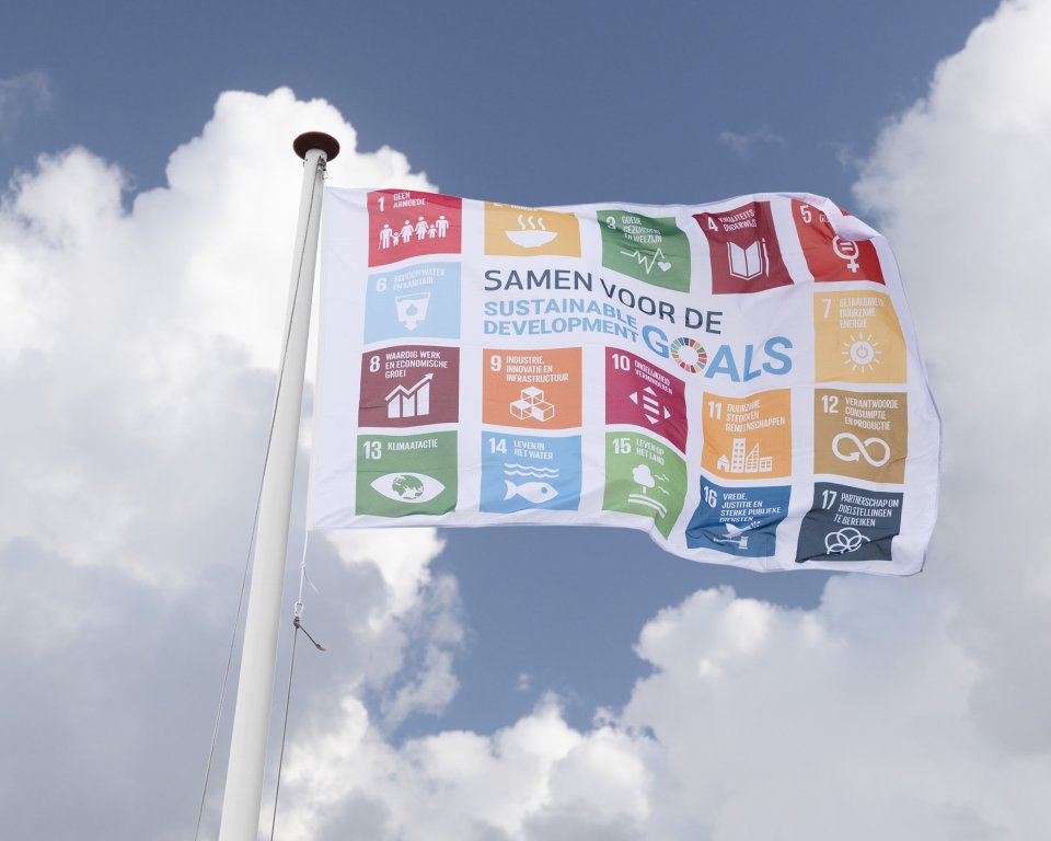 Vlag Samen voor de Sustainable Development Goals SDG