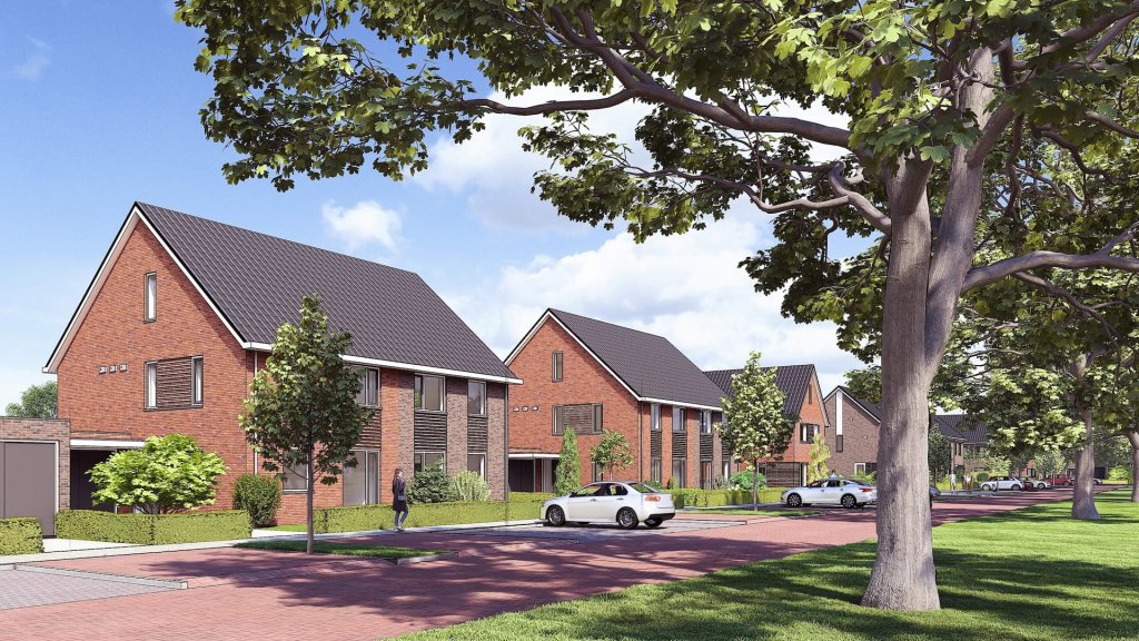 Impressie bouwplan Hummel Haulerwijk