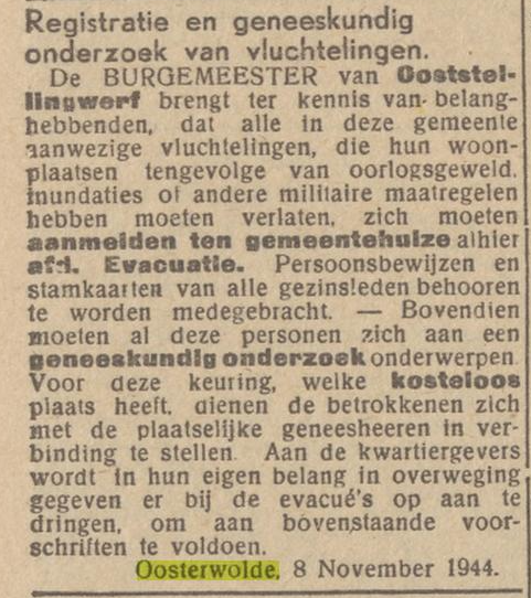 (Hepkema’s Courant, 8-11-1944)