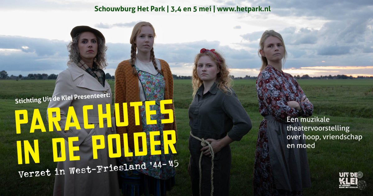 80-plussers gratis naar voorstelling ‘Parachutes in de polder’