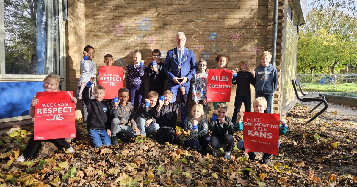 Start Week van Respect op basisschool ‘t Ruimteschip in Hoogwoud