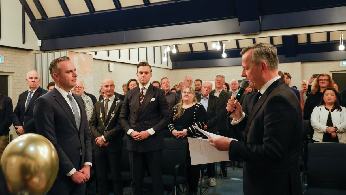 Herman Wiersema geïnstalleerd als burgemeester van Opmeer