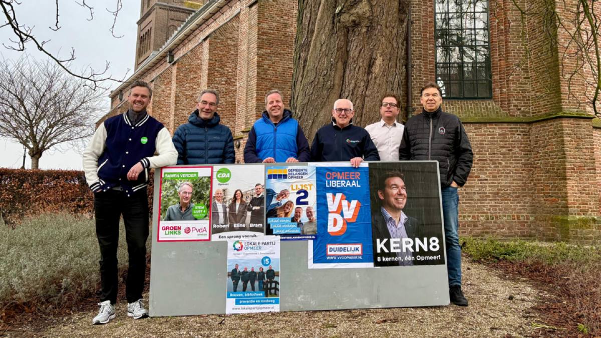 Aanplak moment gemeenteraadsverkiezingen