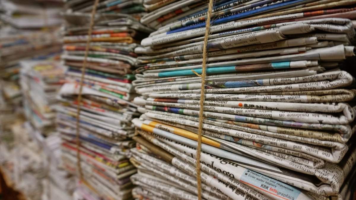 Geen oud papier op zaterdag 8 augustus