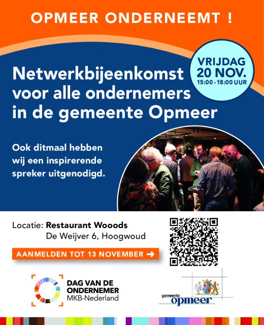 Dag van de Ondernemer op vrijdag 20 november 