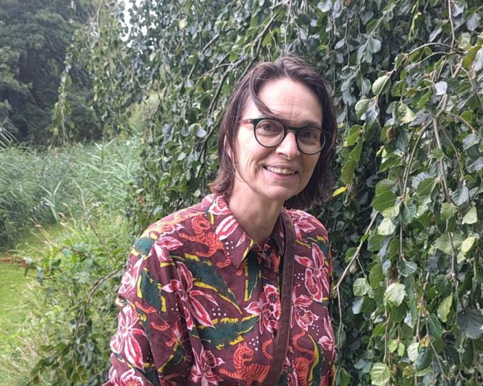 Marga Limbeek in park De Bleijke