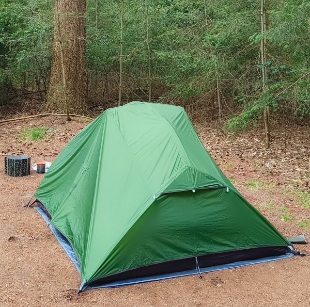 Tent in het bos