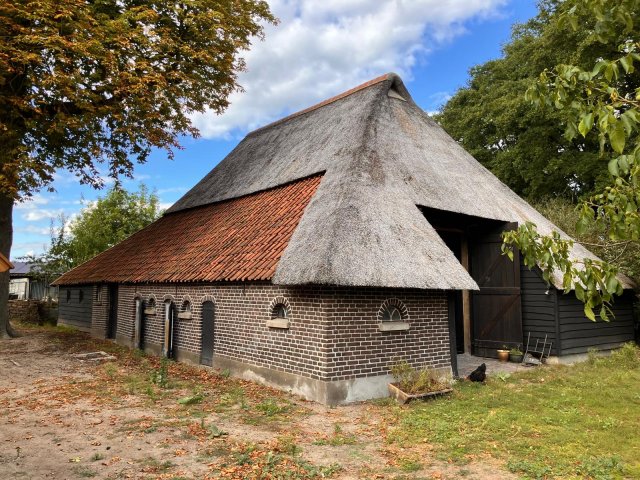 De gerestaureerde schuur 