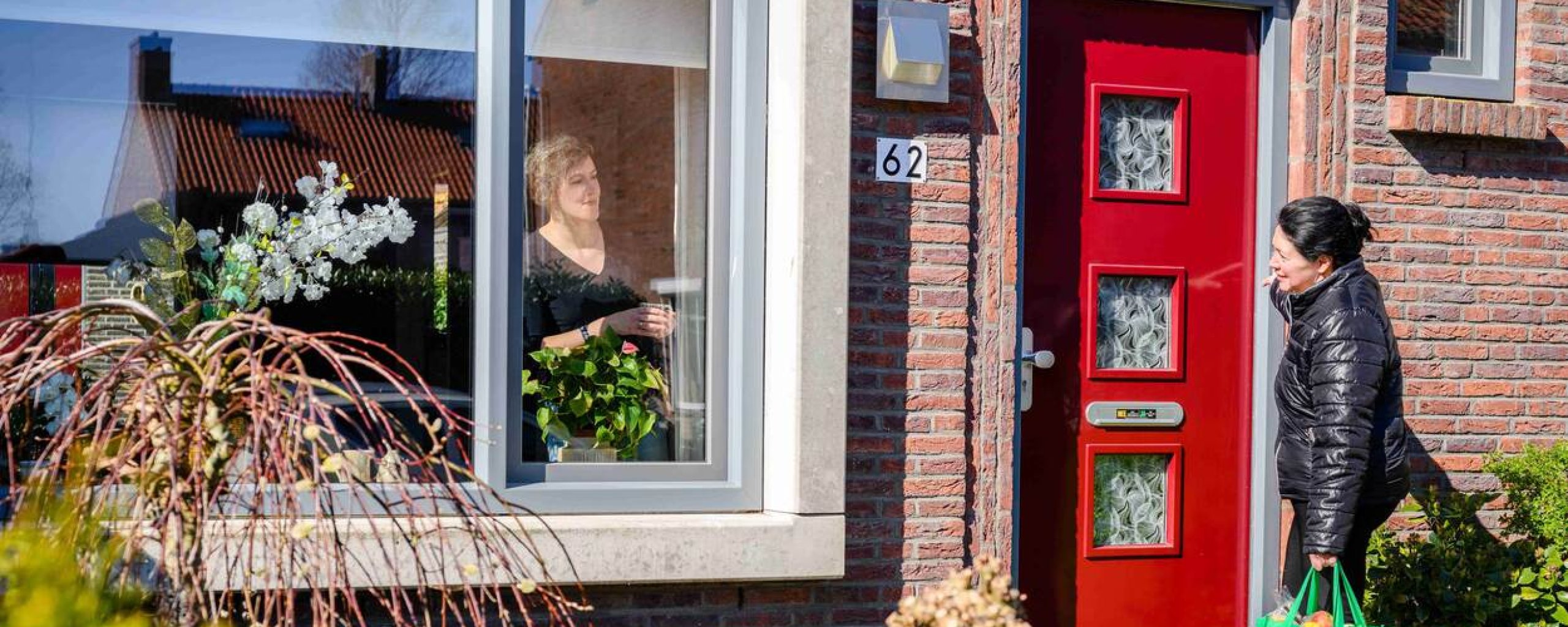 Corona boodschappen quarantaine