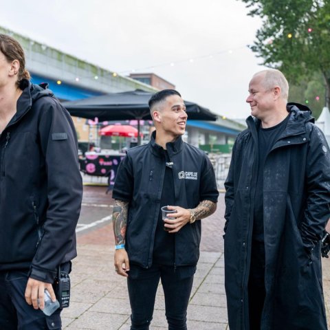 Leden de Capelse Jongerenraad (CJR) bij Smaack XL