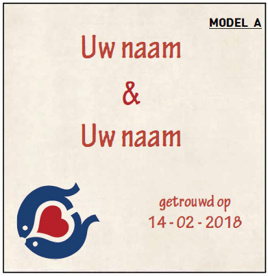 In het onderschrift bij Model A