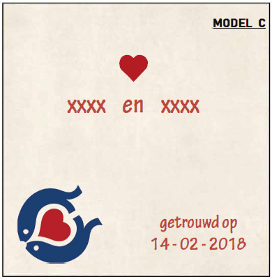 In het onderschrift bij Model C