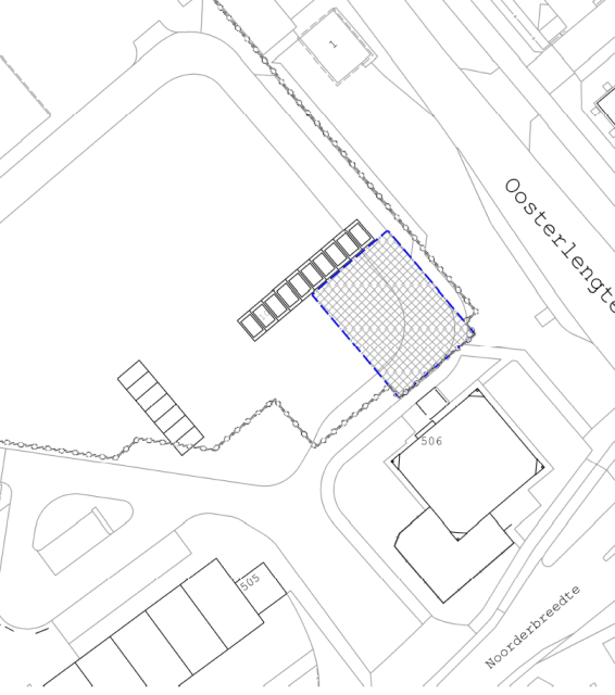 Plattegrond perceel Schermerhoek