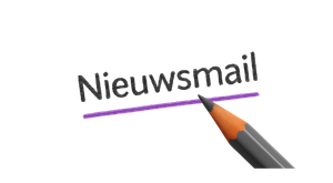 Indicatie voor het inschrijven wekelijkse nieuwsmail