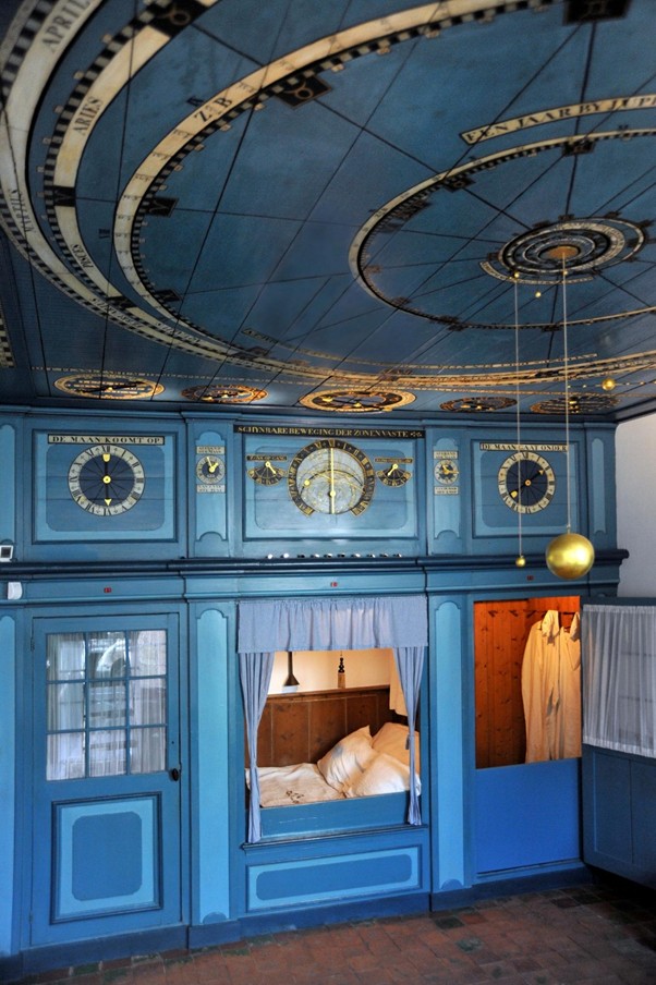 Het meest waardevolle deel van het Planetarium in Franeker, de door Eise Eisinga gebouwde planetariumkamer