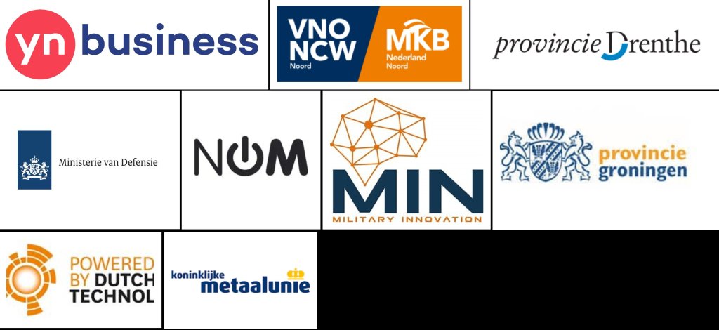 Alle logo's van deelnemende partijen.