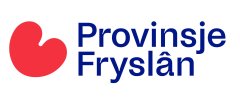 Logo van provincie Fryslân met een pompeblêd.