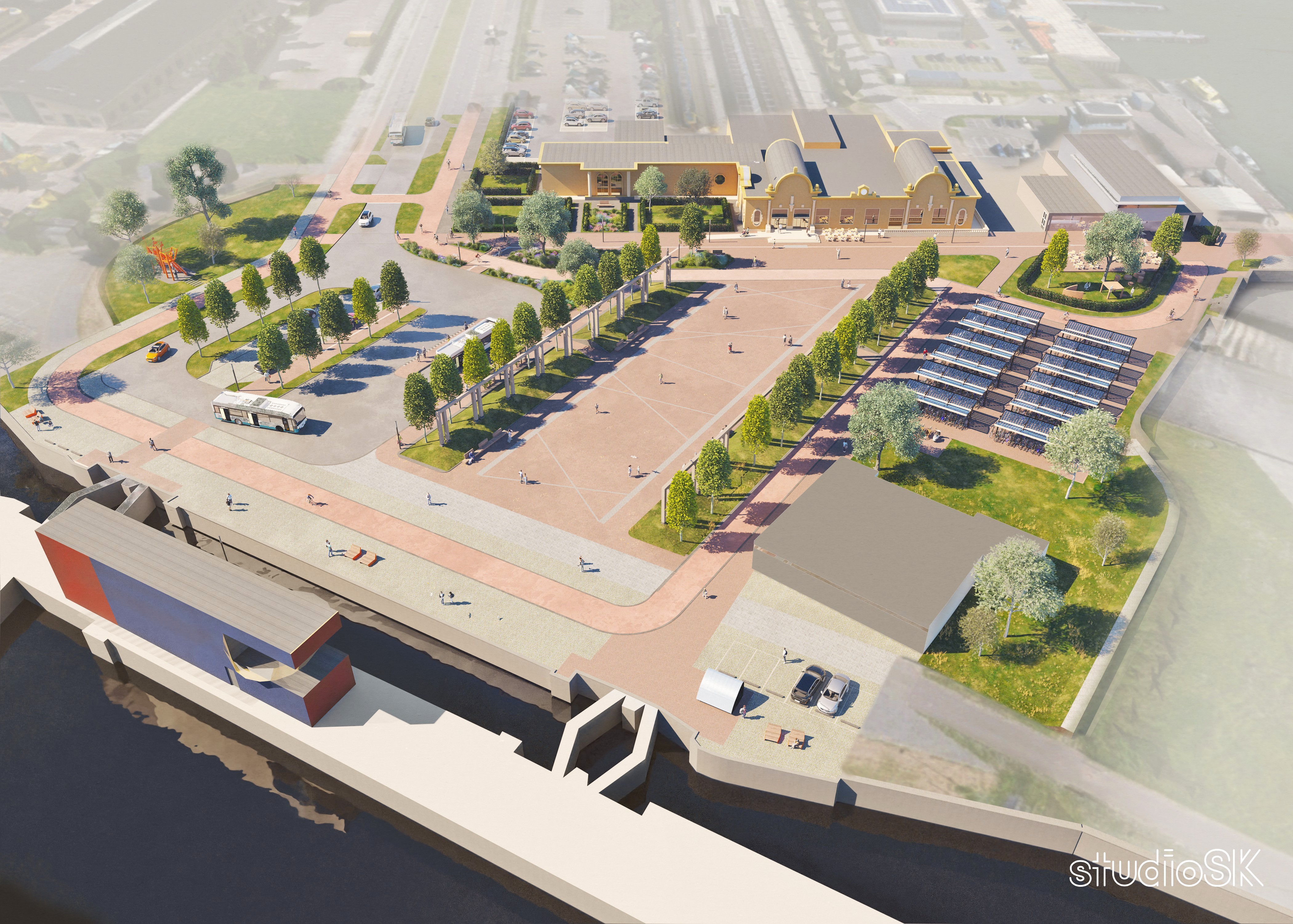 Impressie Stationsplein