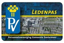 Ledenpas personeelsvereniging gemeente Zoetermeer