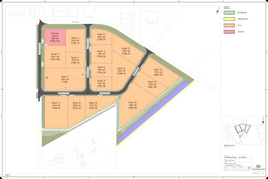Status verkoop kavels Kleine Hoeven II juni 2026