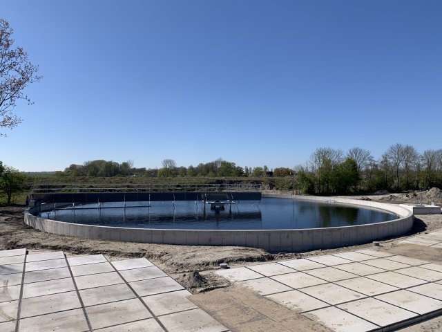 Het nieuwe nabezinkbassin
