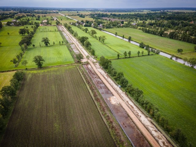 Overzichtsfoto aanleggen leidingen