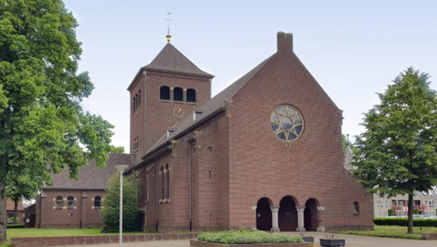 De kerk in Melick.