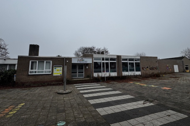 De oude basisschool aan de Schoolstraat 1 in Vlodrop.