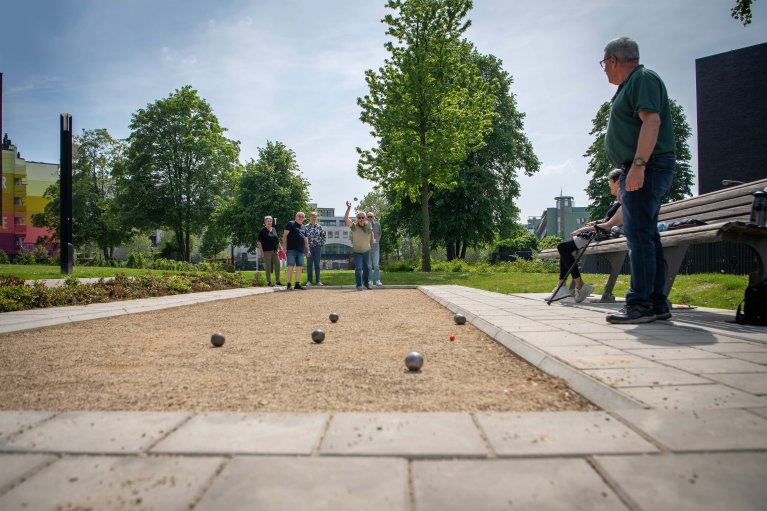 Man speelt jeu de boules.
