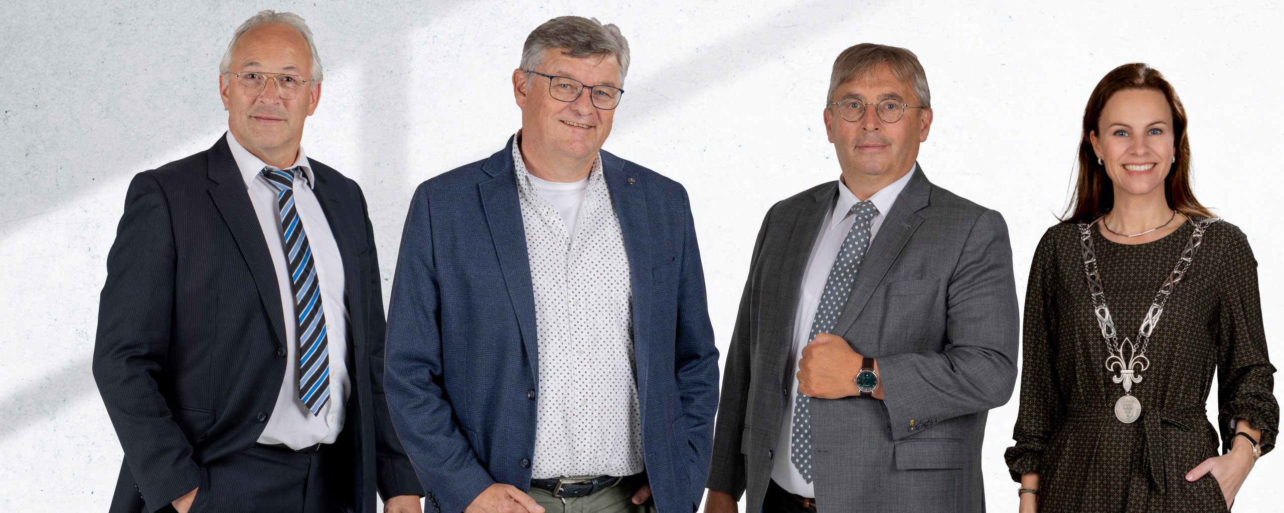 foto van het college zonder secretaris