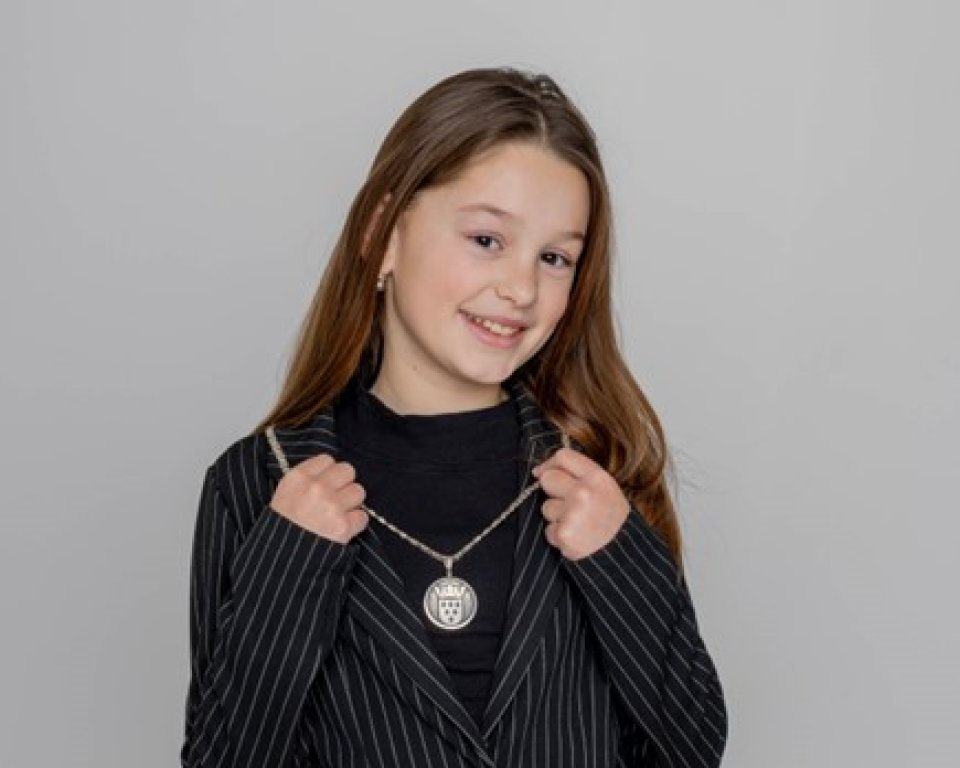 foto van kinderburgemeester Iris van Dijk