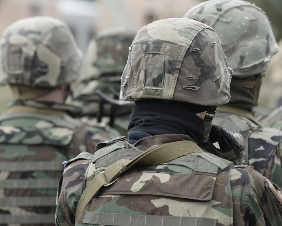 afbeelding van militairen