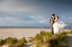 buiten trouwen strand