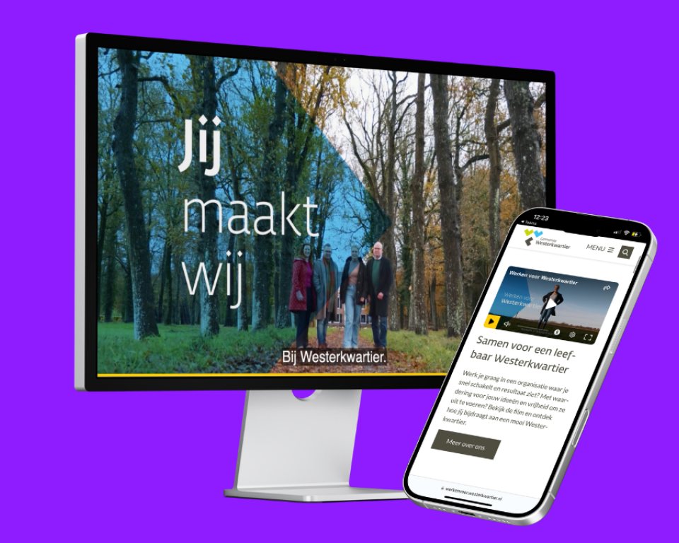 Banner featuring an image of a computer and a phone