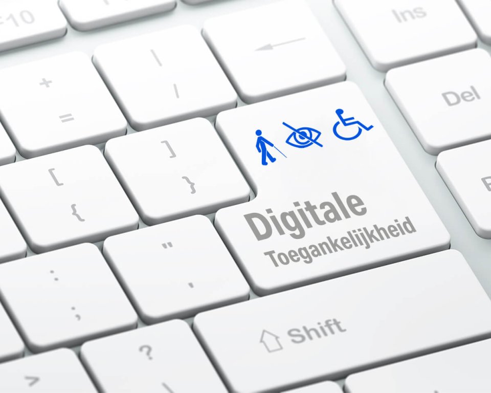 toetsenbord met als toets digitale toegankelijkheid