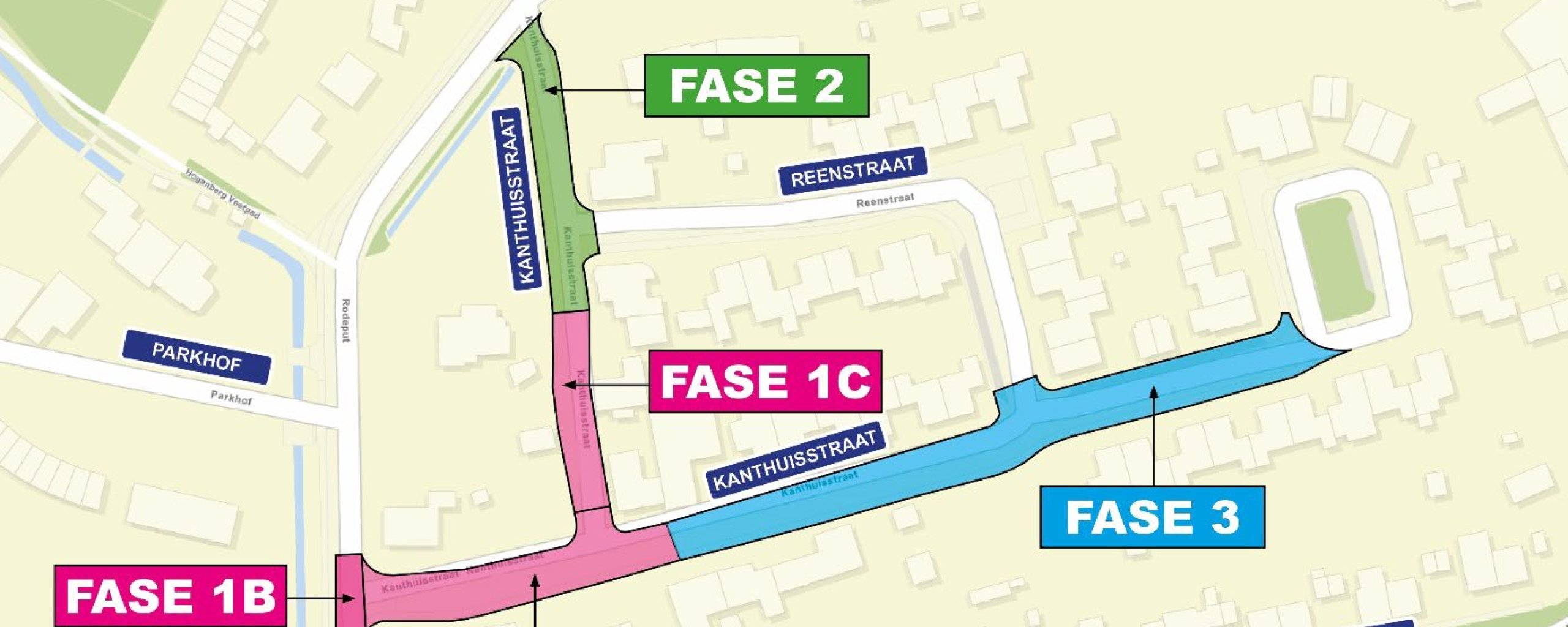 Fasering werkzaamheden kanthuisstraat